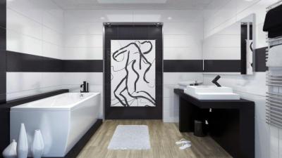 Имитация гранита с блестками