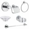 Набор аксессуаров Grohe Essentials 40344000 хром